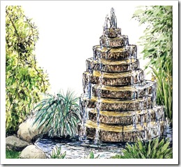 fontan pyramidka
