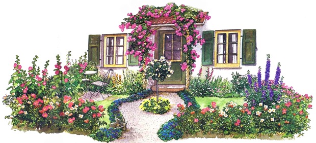 Романтический палисадник
